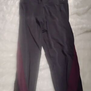 PINK Victoria's Secret Black Yoga Leggings Tag Detail